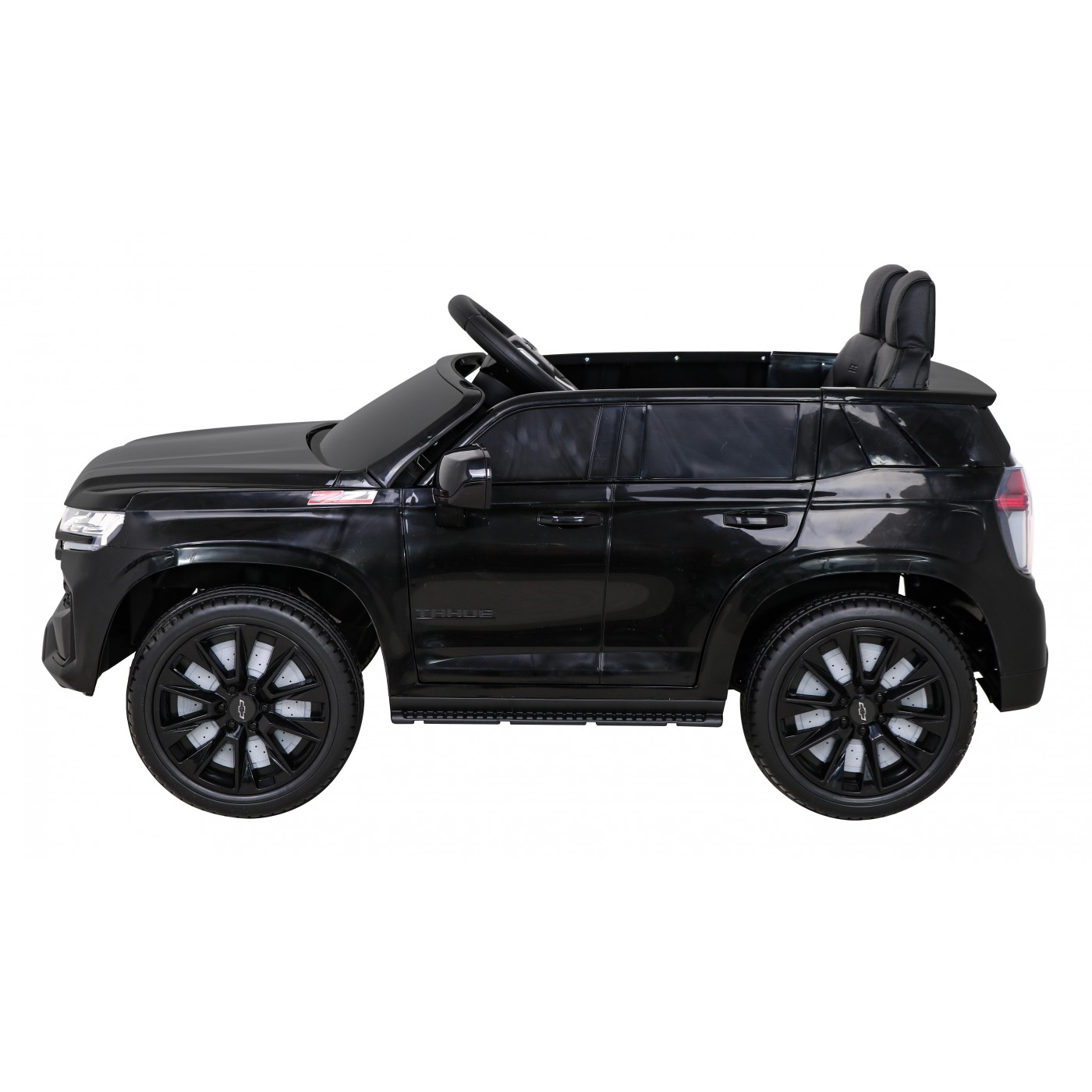 Elektrické dětské auto Chevrolet Tahoe černé  + dálkové ovládání + EVA + MP3 rádio + LED