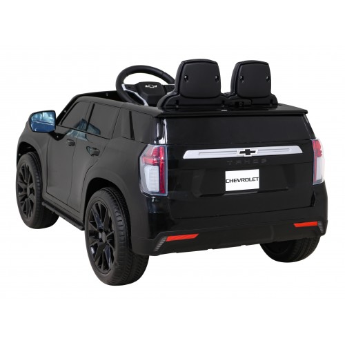 Elektrické dětské auto Chevrolet Tahoe černé  + dálkové ovládání + EVA + MP3 rádio + LED