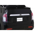 Elektrické dětské auto Chevrolet Tahoe černé  + dálkové ovládání + EVA + MP3 rádio + LED