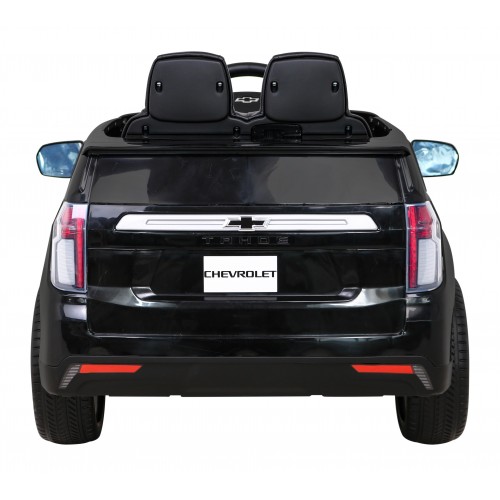 Elektrické dětské auto Chevrolet Tahoe černé  + dálkové ovládání + EVA + MP3 rádio + LED