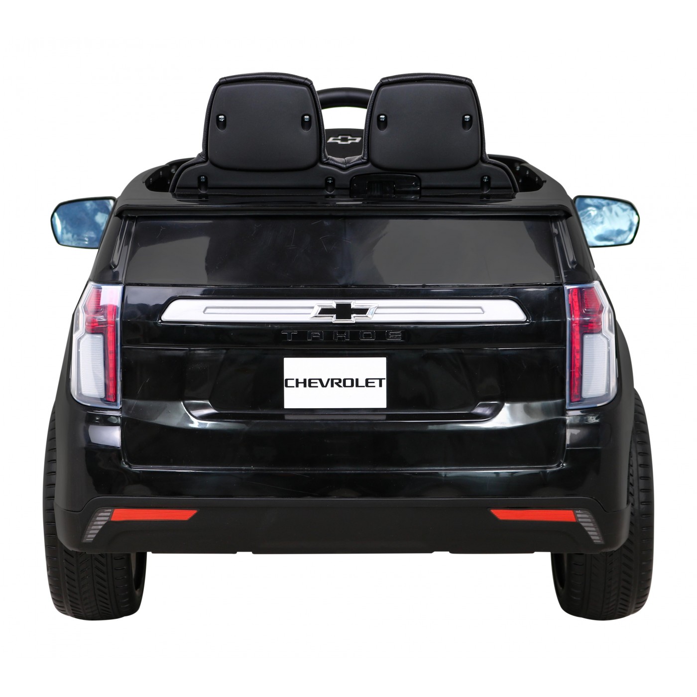 Elektrické dětské auto Chevrolet Tahoe černé  + dálkové ovládání + EVA + MP3 rádio + LED