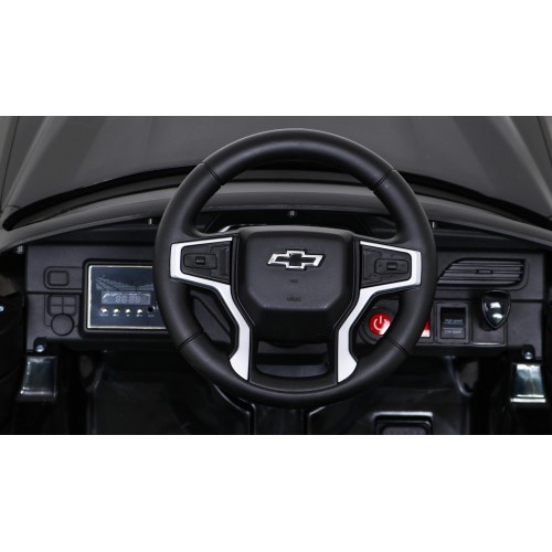 Elektrické dětské auto Chevrolet Tahoe černé  + dálkové ovládání + EVA + MP3 rádio + LED