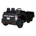 Elektrické dětské auto Chevrolet Tahoe černé  + dálkové ovládání + EVA + MP3 rádio + LED
