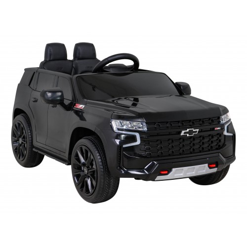 Elektrické dětské auto Chevrolet Tahoe černé  + dálkové ovládání + EVA + MP3 rádio + LED