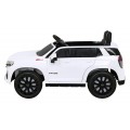 Elektrické dětské auto Chevrolet Tahoe bílé + dálkové ovládání + EVA + rádio MP3 + LED
