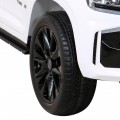 Elektrické dětské auto Chevrolet Tahoe bílé + dálkové ovládání + EVA + rádio MP3 + LED