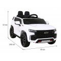 Elektrické dětské auto Chevrolet Tahoe bílé + dálkové ovládání + EVA + rádio MP3 + LED