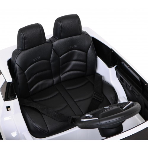 Elektrické dětské auto Chevrolet Tahoe bílé + dálkové ovládání + EVA + rádio MP3 + LED