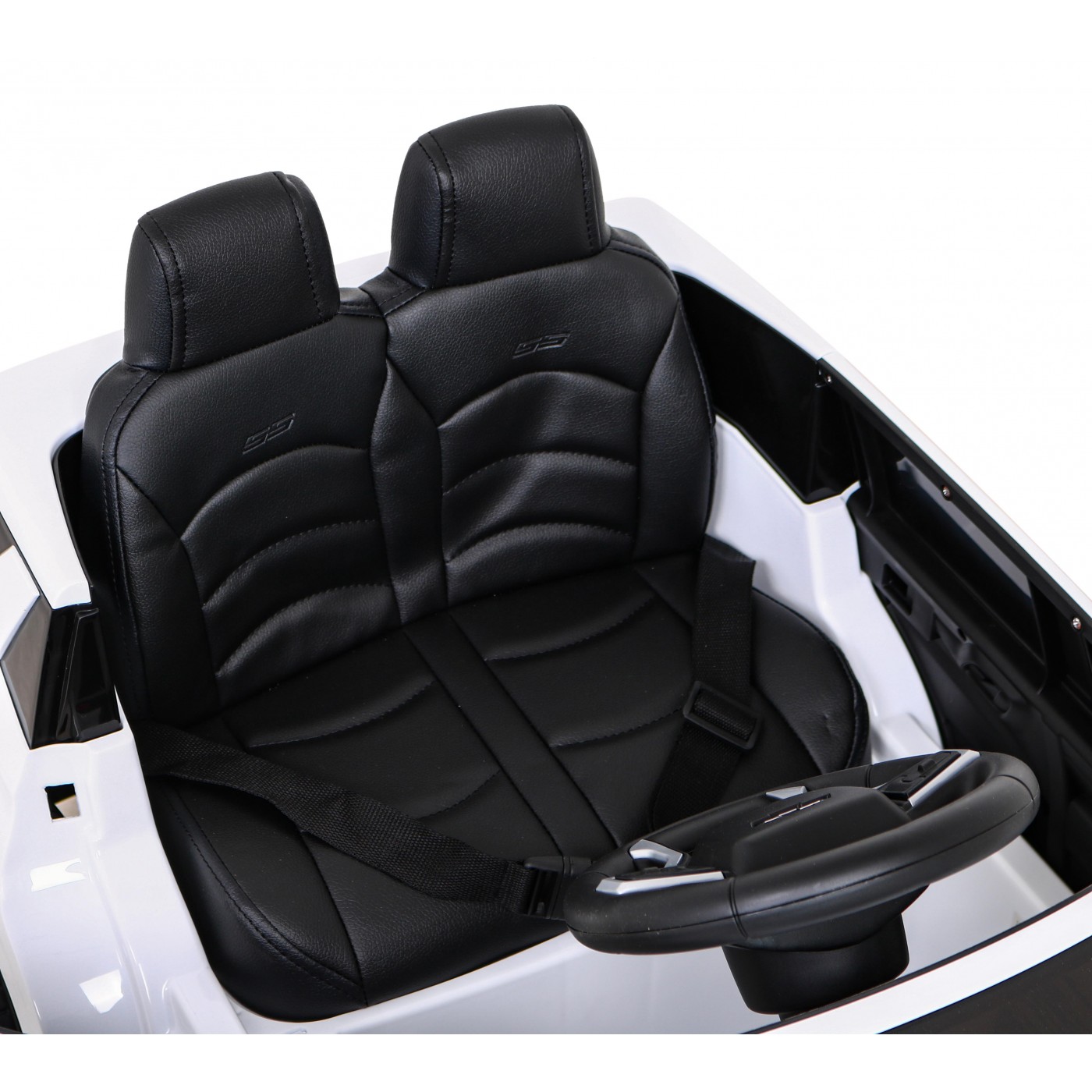 Elektrické dětské auto Chevrolet Tahoe bílé + dálkové ovládání + EVA + rádio MP3 + LED