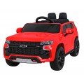 Elektrické dětské auto Chevrolet Tahoe červené + dálkové ovládání + EVA + MP3 rádio + LED