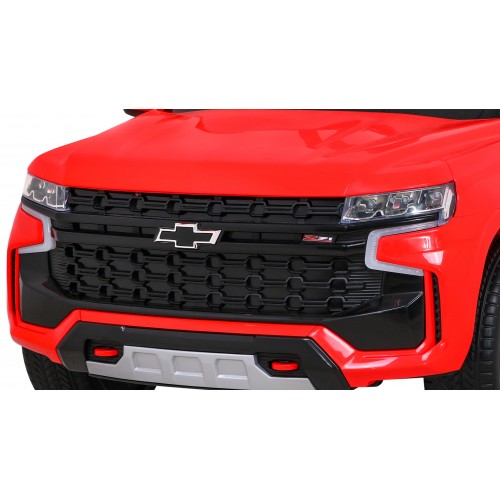 Elektrické dětské auto Chevrolet Tahoe červené + dálkové ovládání + EVA + MP3 rádio + LED