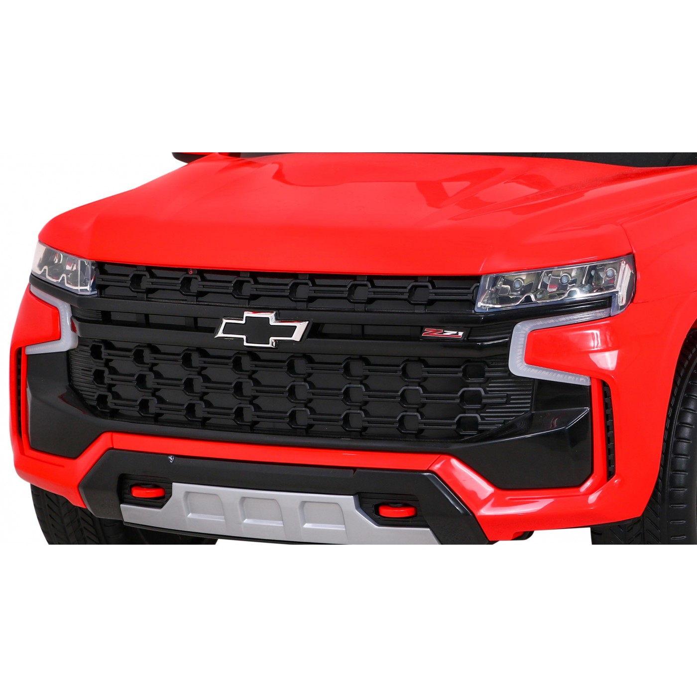 Elektrické dětské auto Chevrolet Tahoe červené + dálkové ovládání + EVA + MP3 rádio + LED