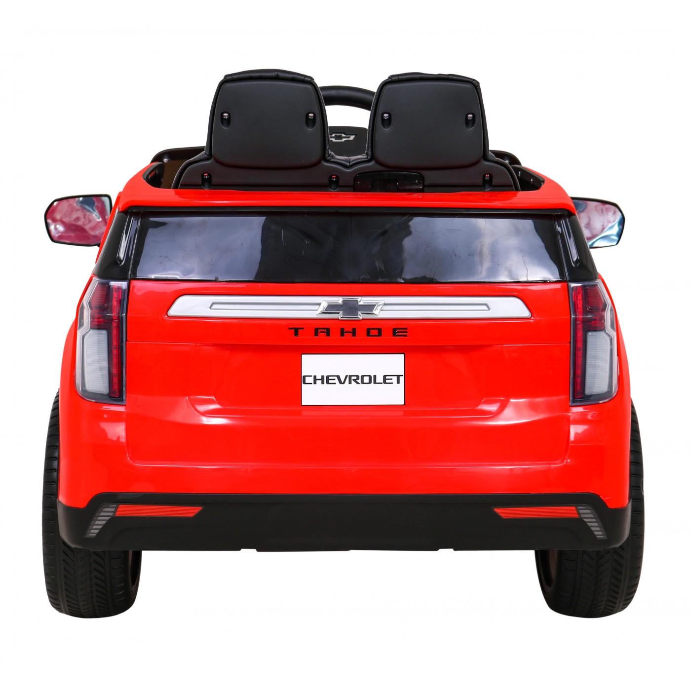 Elektrické dětské auto Chevrolet Tahoe červené + dálkové ovládání + EVA + MP3 rádio + LED