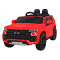Elektrické dětské auto Chevrolet Tahoe červené + dálkové ovládání + EVA + MP3 rádio + LED