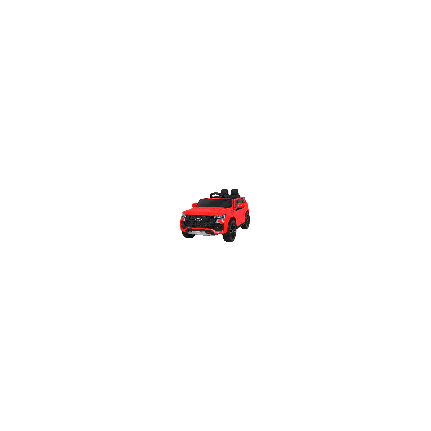 Elektrické dětské auto Chevrolet Tahoe červené + dálkové ovládání + EVA + MP3 rádio + LED