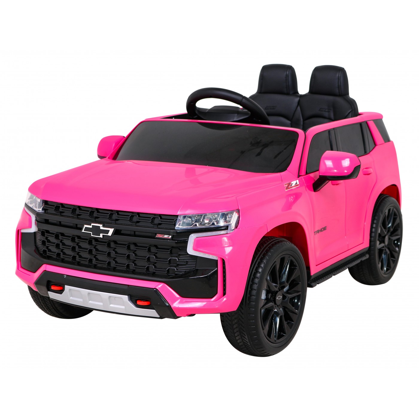 Elektrické dětské auto Chevrolet Tahoe růžové + dálkové ovládání + EVA + rádio MP3 + LED