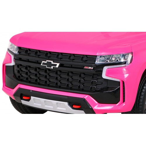 Elektrické dětské auto Chevrolet Tahoe růžové + dálkové ovládání + EVA + rádio MP3 + LED