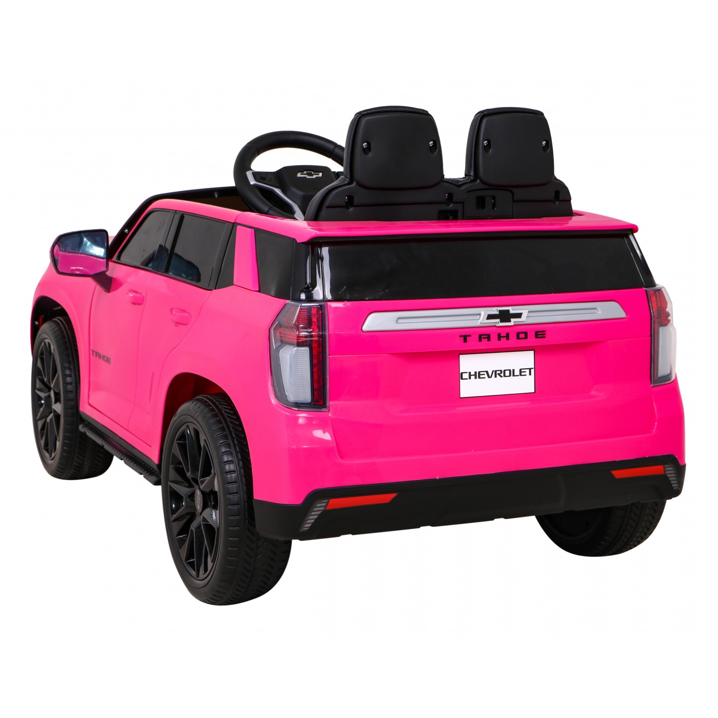 Elektrické dětské auto Chevrolet Tahoe růžové + dálkové ovládání + EVA + rádio MP3 + LED