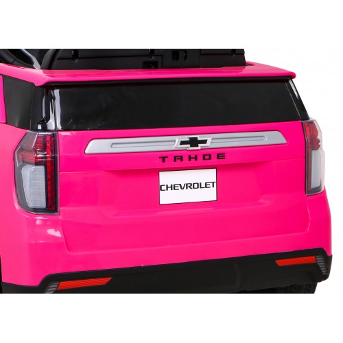 Elektrické dětské auto Chevrolet Tahoe růžové + dálkové ovládání + EVA + rádio MP3 + LED