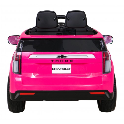 Elektrické dětské auto Chevrolet Tahoe růžové + dálkové ovládání + EVA + rádio MP3 + LED