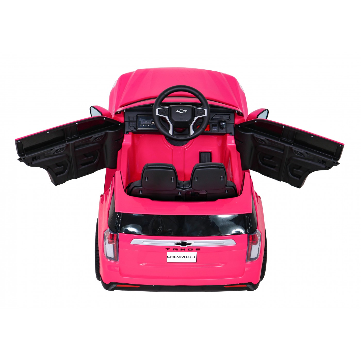 Elektrické dětské auto Chevrolet Tahoe růžové + dálkové ovládání + EVA + rádio MP3 + LED