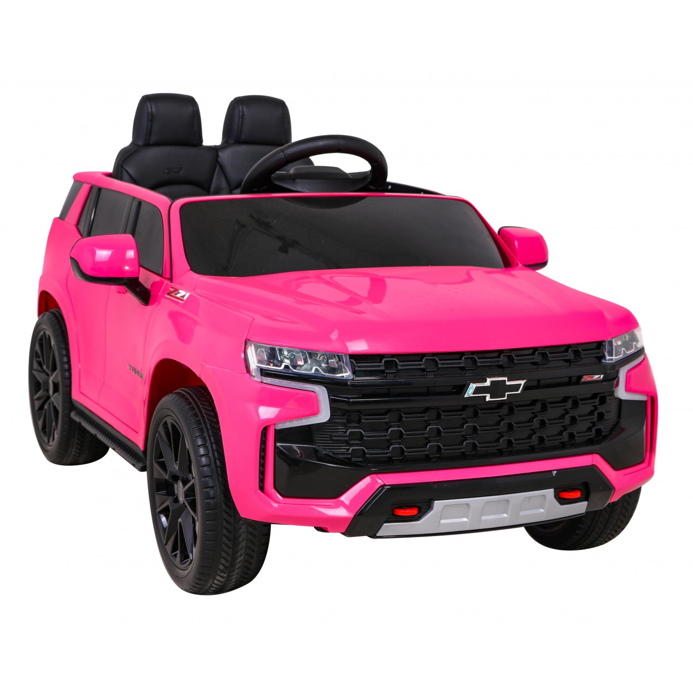 Elektrické dětské auto Chevrolet Tahoe růžové + dálkové ovládání + EVA + rádio MP3 + LED