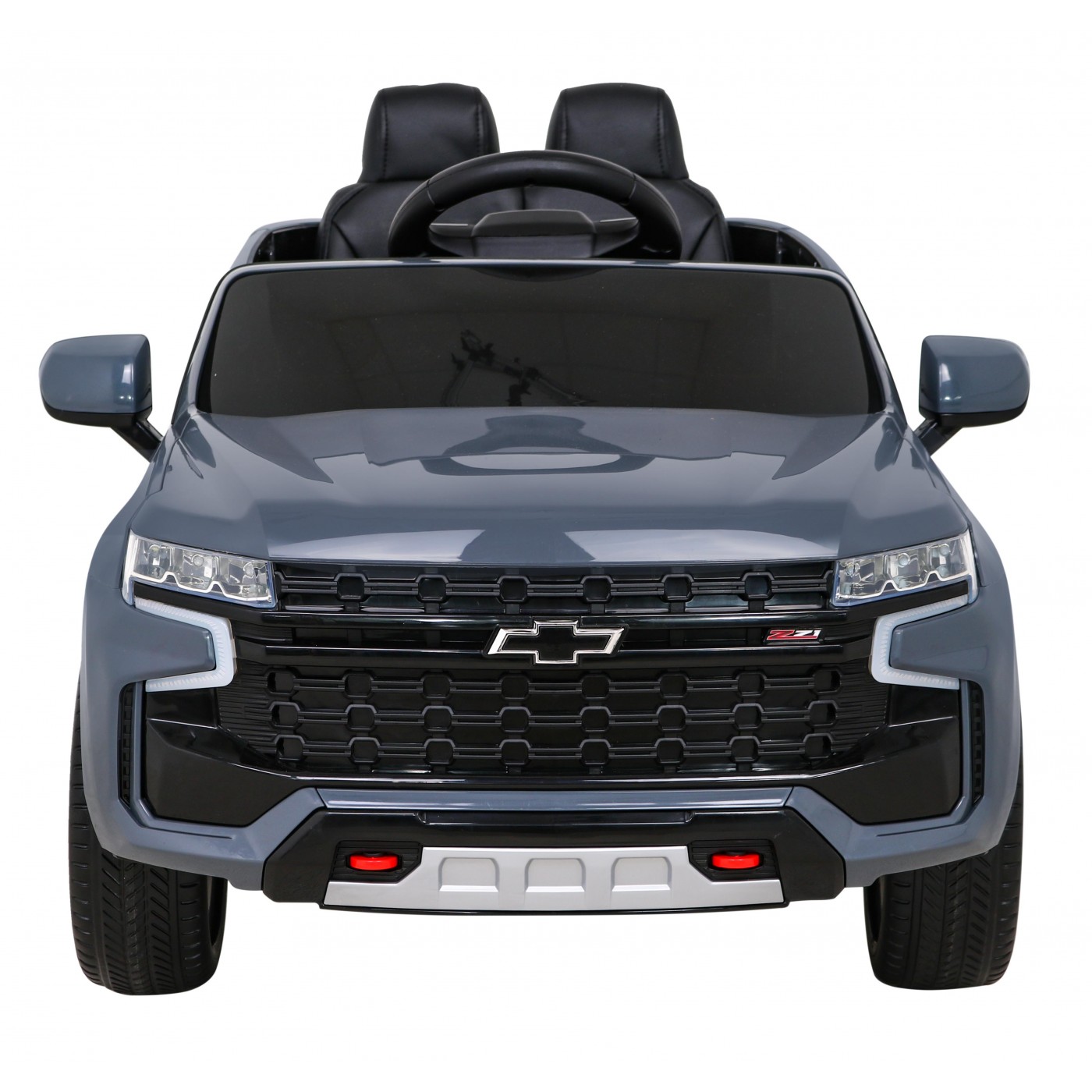 Elektrické dětské auto Chevrolet Tahoe šedé + dálkové ovládání + EVA + MP3 rádio + LED