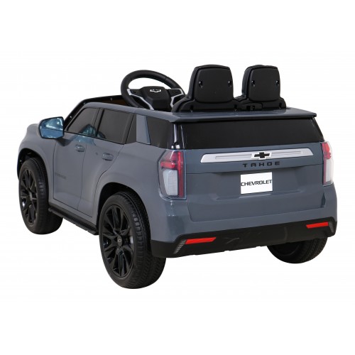Elektrické dětské auto Chevrolet Tahoe šedé + dálkové ovládání + EVA + MP3 rádio + LED