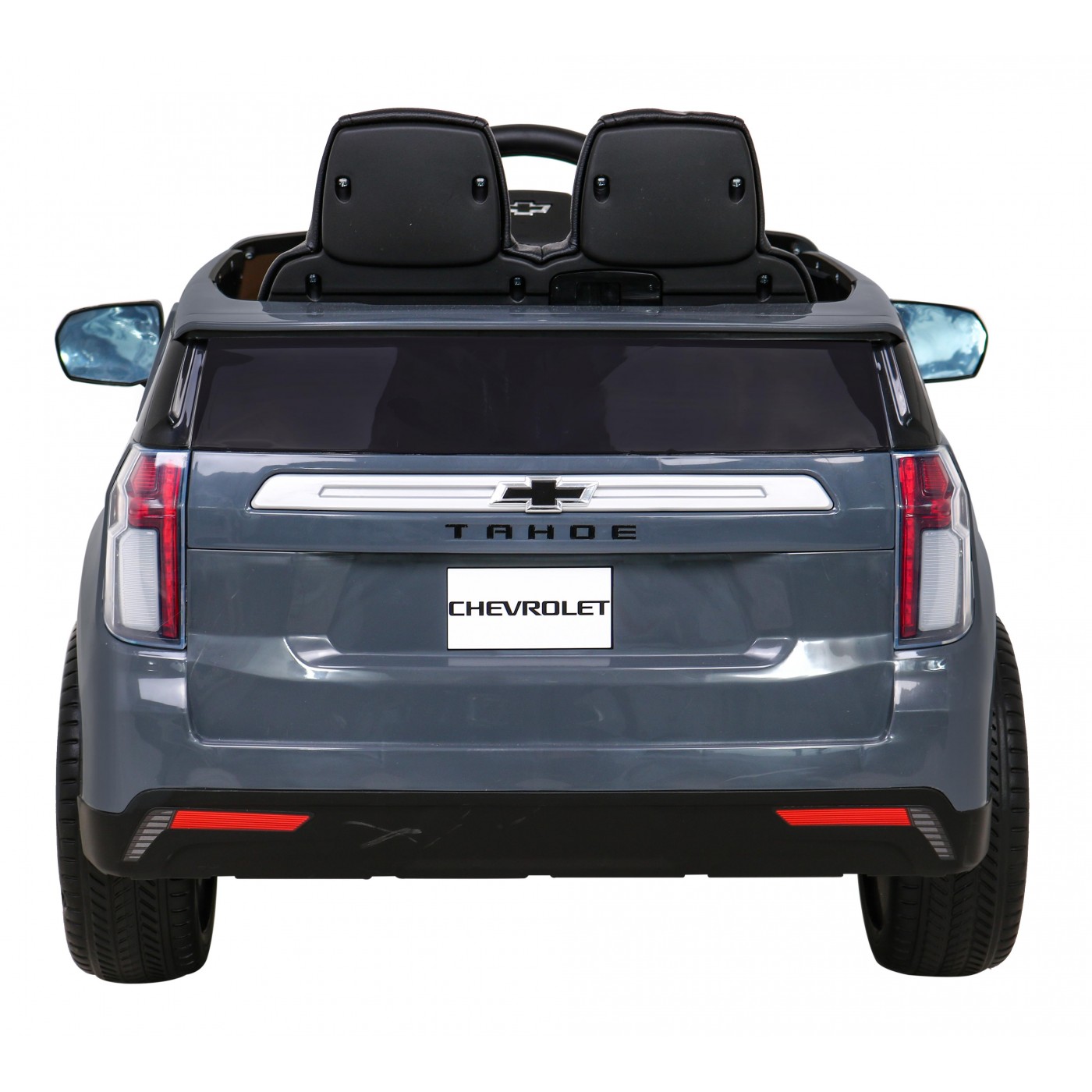 Elektrické dětské auto Chevrolet Tahoe šedé + dálkové ovládání + EVA + MP3 rádio + LED
