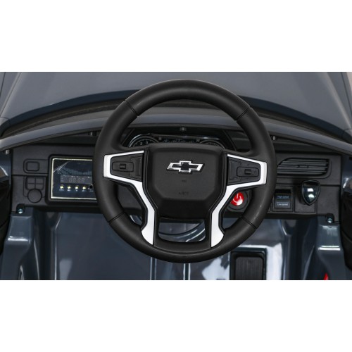 Elektrické dětské auto Chevrolet Tahoe šedé + dálkové ovládání + EVA + MP3 rádio + LED