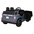 Elektrické dětské auto Chevrolet Tahoe šedé + dálkové ovládání + EVA + MP3 rádio + LED