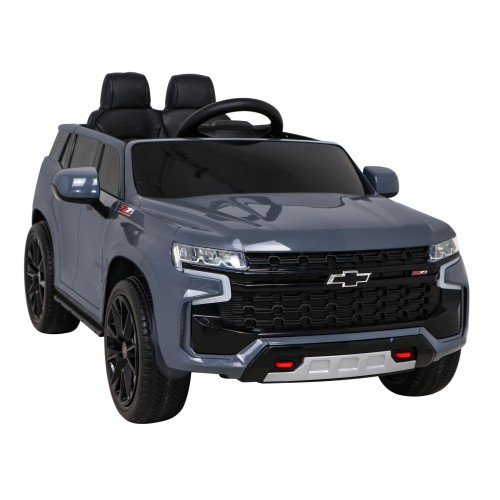 Elektrické dětské auto Chevrolet Tahoe šedé + dálkové ovládání + EVA + MP3 rádio + LED