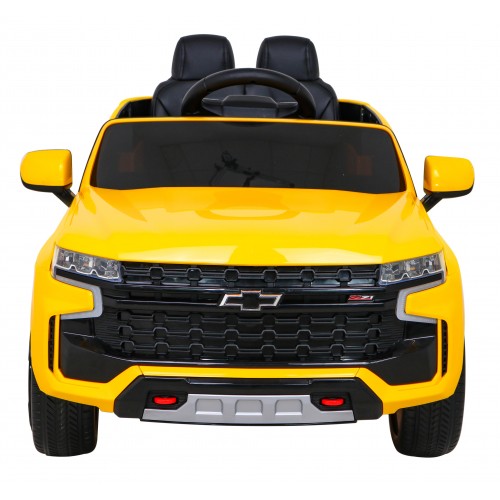 Chevrolet Tahoe Elektrické auto pro děti žluté + Dálkové ovládání + EVA + MP3 rádio + LED