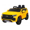 Chevrolet Tahoe Elektrické auto pro děti žluté + Dálkové ovládání + EVA + MP3 rádio + LED