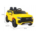 Chevrolet Tahoe Elektrické auto pro děti žluté + Dálkové ovládání + EVA + MP3 rádio + LED