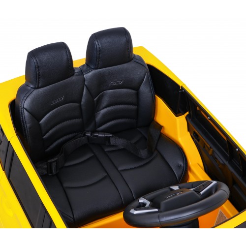 Chevrolet Tahoe Elektrické auto pro děti žluté + Dálkové ovládání + EVA + MP3 rádio + LED