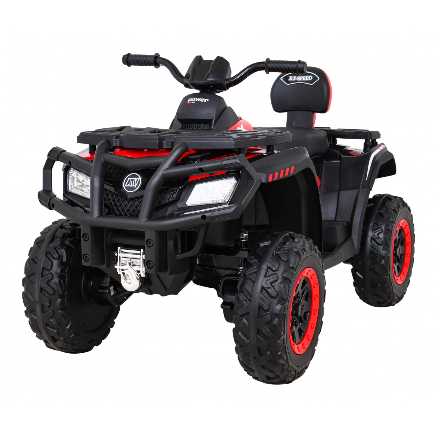 Quad XT-Speed pro děti červený + Drive 4x4 + EVA + Pomalý start + Rádio MP3 + LED