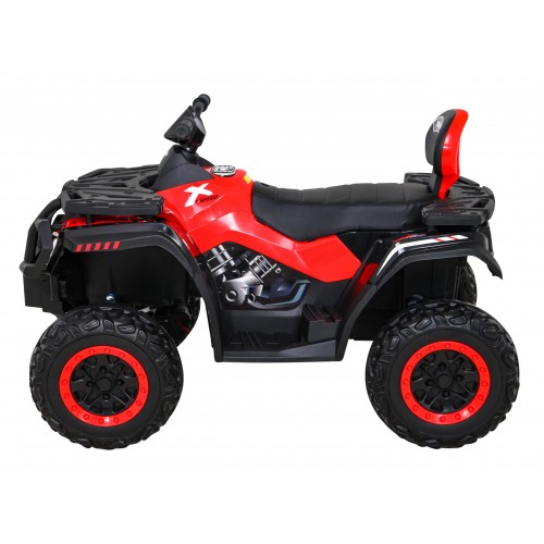 Quad XT-Speed pro děti červený + Drive 4x4 + EVA + Pomalý start + Rádio MP3 + LED