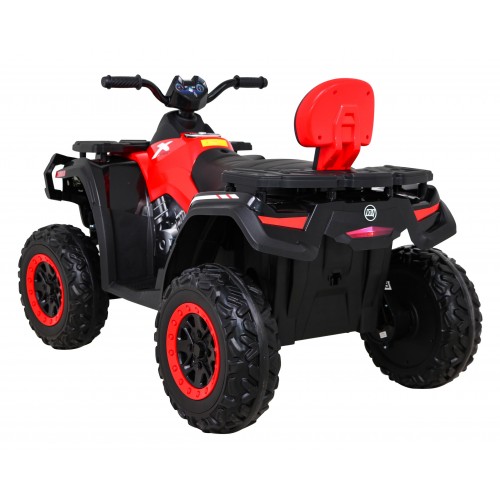 Quad XT-Speed pro děti červený + Drive 4x4 + EVA + Pomalý start + Rádio MP3 + LED