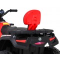 Quad XT-Speed pro děti červený + Drive 4x4 + EVA + Pomalý start + Rádio MP3 + LED