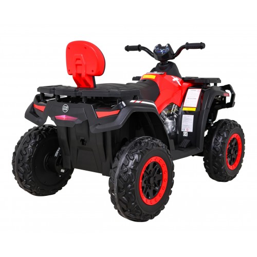 Quad XT-Speed pro děti červený + Drive 4x4 + EVA + Pomalý start + Rádio MP3 + LED