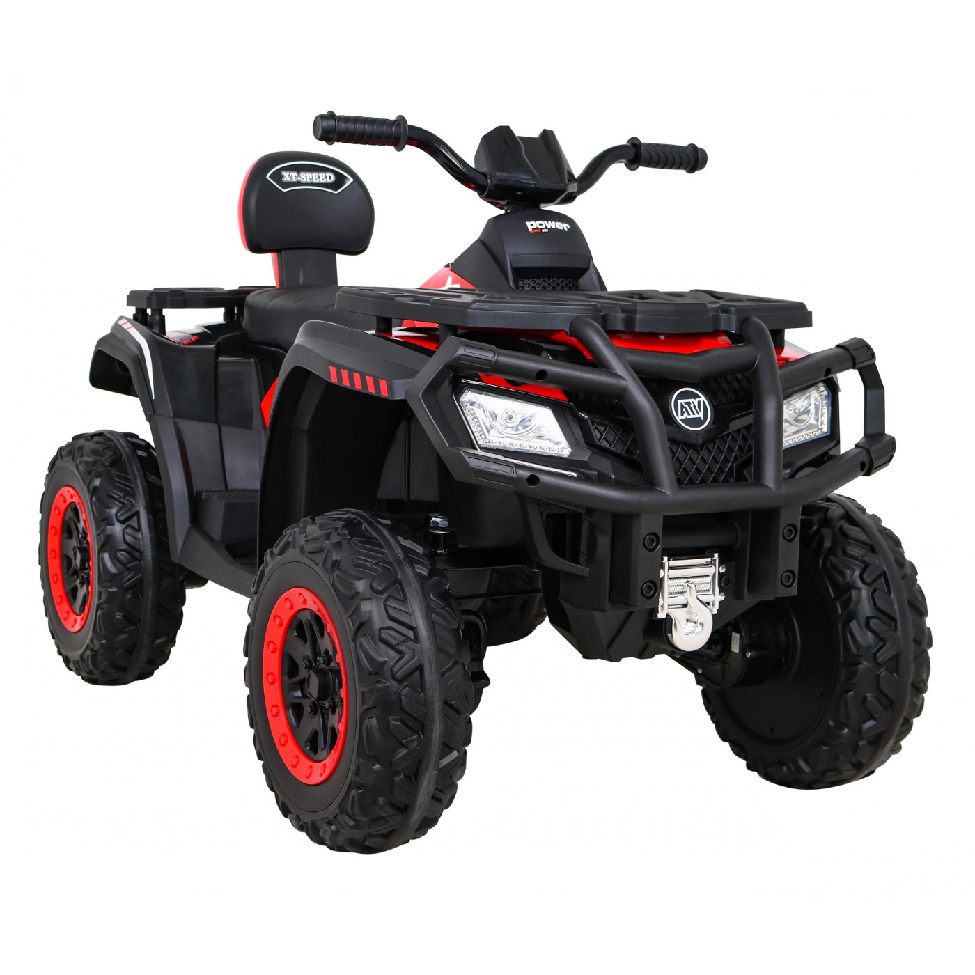 Quad XT-Speed pro děti červený + Drive 4x4 + EVA + Pomalý start + Rádio MP3 + LED