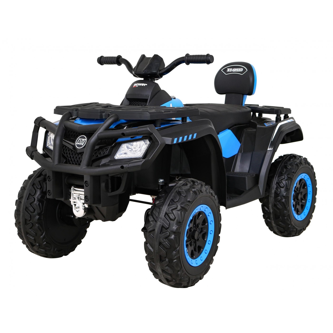 Quad XT-Speed pro děti modrý + Drive 4x4 + EVA + Pomalý start + Rádio MP3 + LED