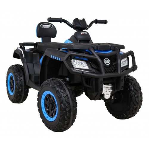 Quad XT-Speed pro děti modrý + Drive 4x4 + EVA + Pomalý start + Rádio MP3 + LED