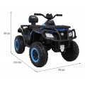 Quad XT-Speed pro děti modrý + Drive 4x4 + EVA + Pomalý start + Rádio MP3 + LED