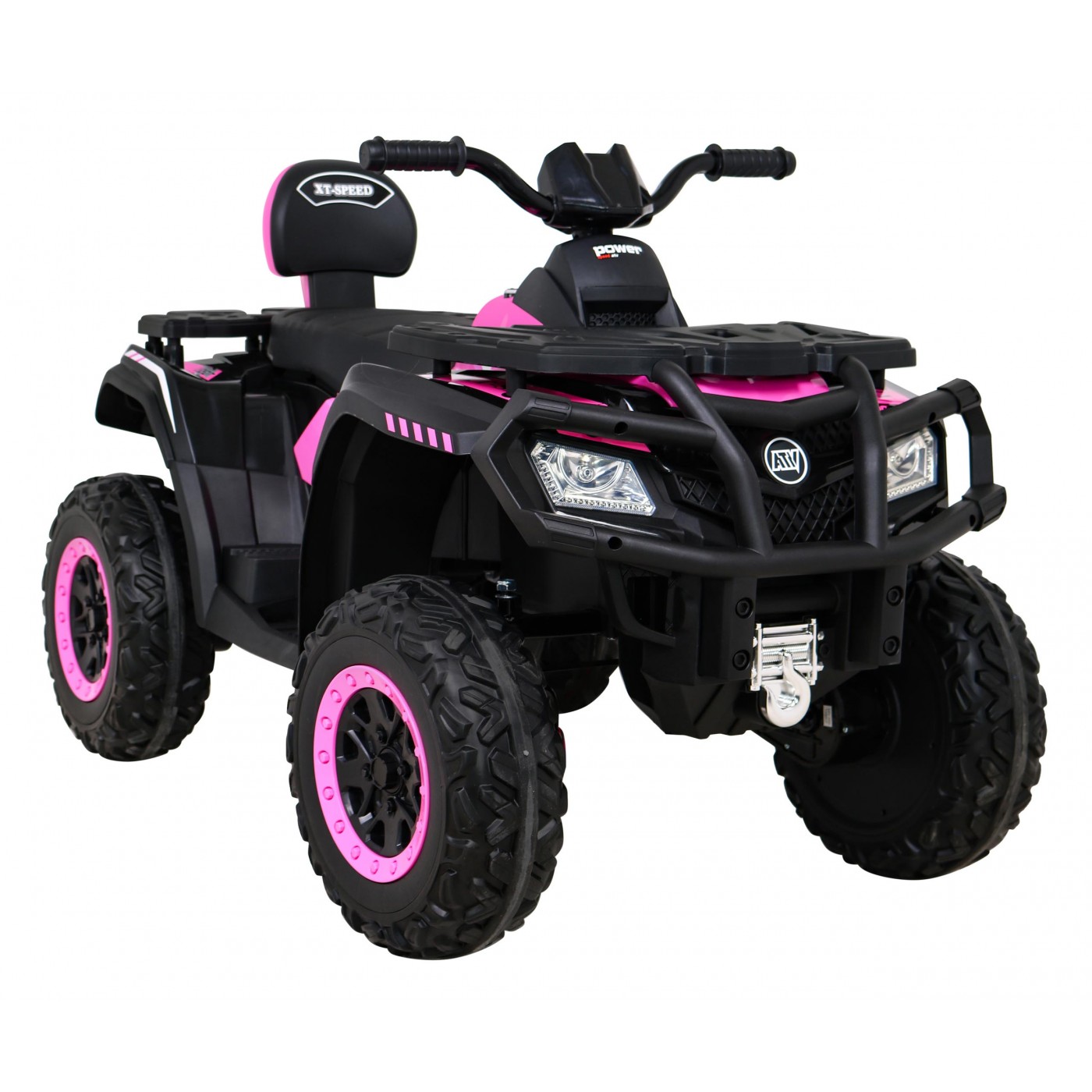 Quad XT-Speed pro děti růžový + Drive 4x4 + EVA + Pomalý start + Rádio MP3 + LED