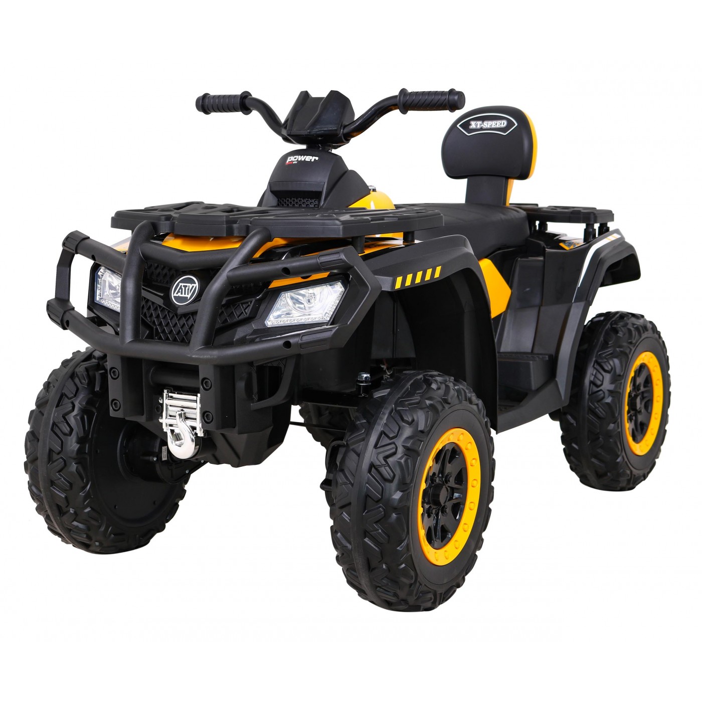Quad XT-Speed pro děti žlutý + Drive 4x4 + EVA + Pomalý start + Rádio MP3 + LED