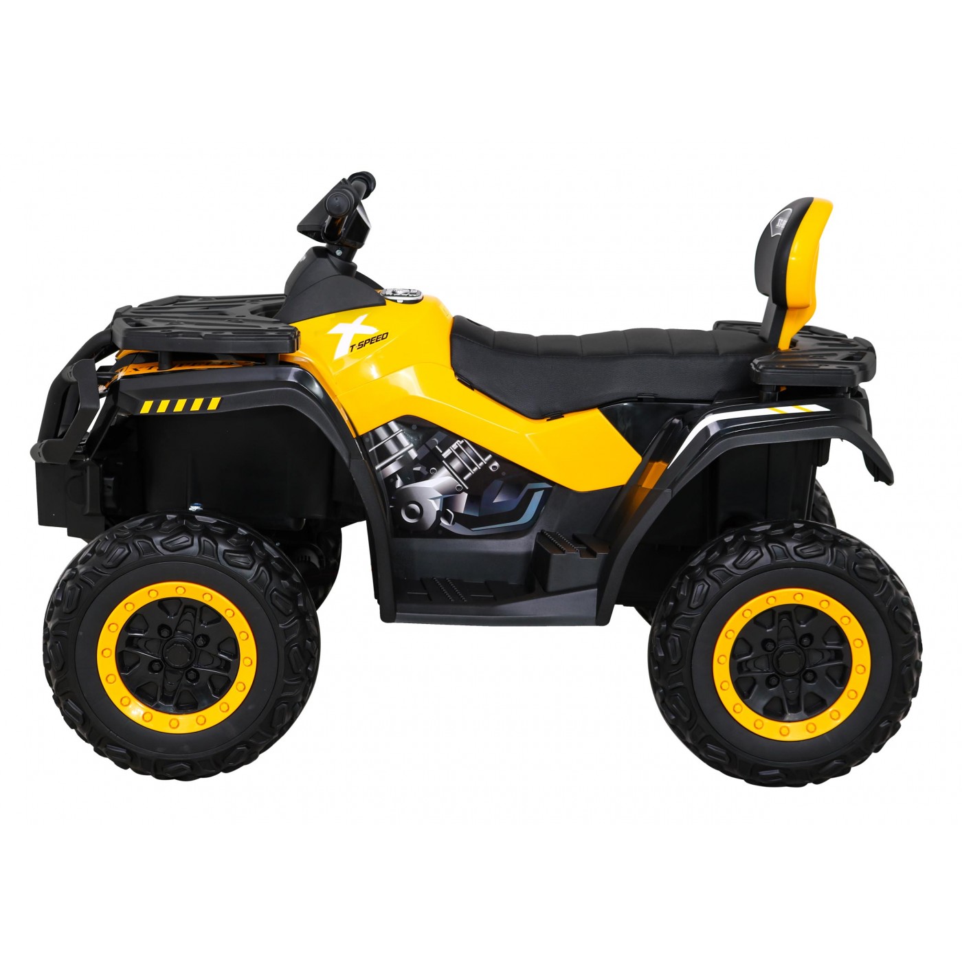 Quad XT-Speed pro děti žlutý + Drive 4x4 + EVA + Pomalý start + Rádio MP3 + LED