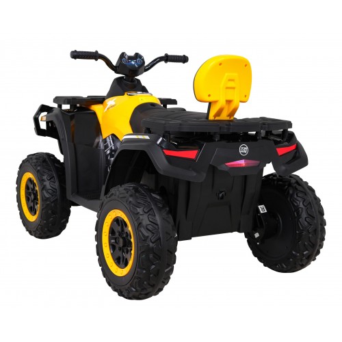 Quad XT-Speed pro děti žlutý + Drive 4x4 + EVA + Pomalý start + Rádio MP3 + LED
