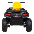 Quad XT-Speed pro děti žlutý + Drive 4x4 + EVA + Pomalý start + Rádio MP3 + LED